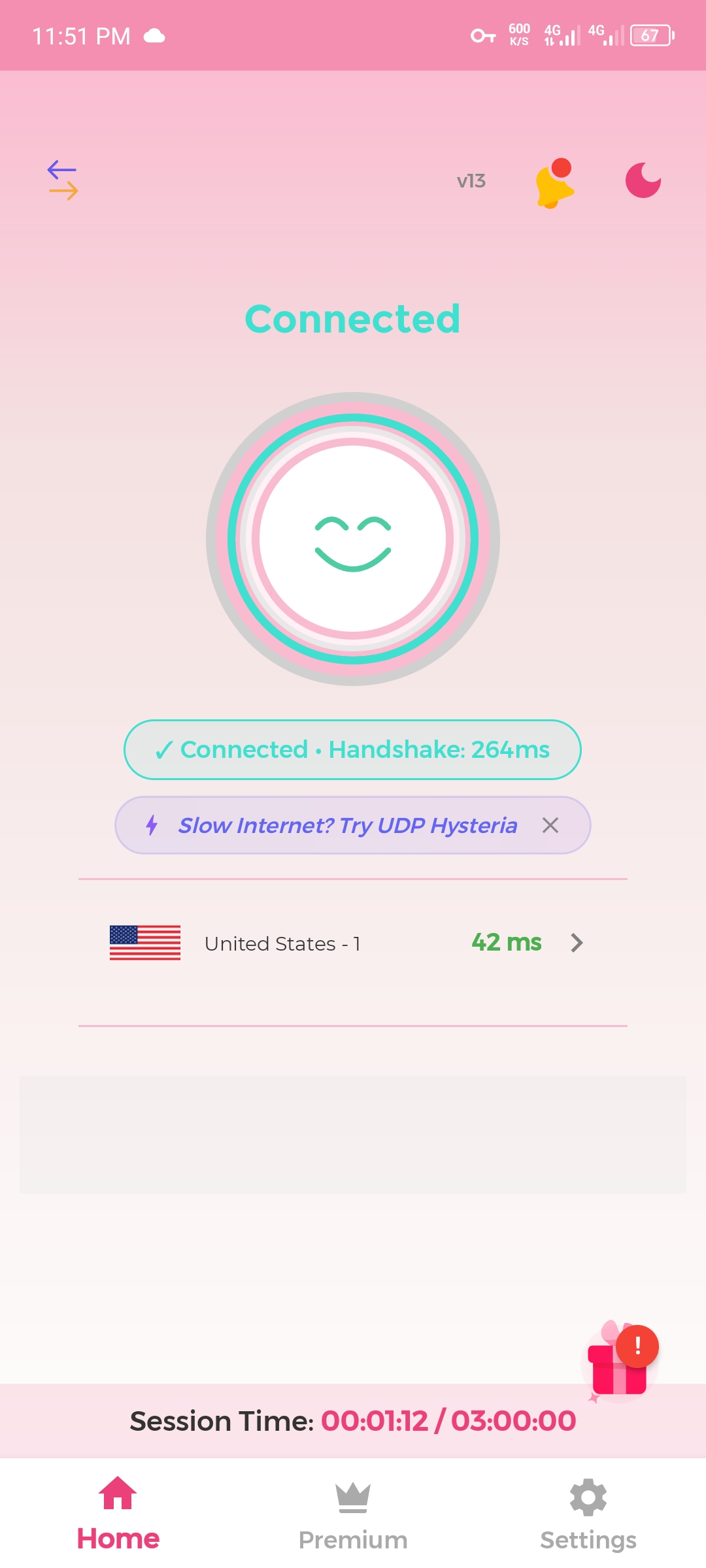 YaYa VPN Server List